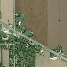 Fourmile House Corner Ohio High Resolution Satellite Map