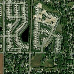 Cedar Lake map(satellite map)
