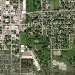 112-120 West 7th Street, Auburn, IN High Resolution Satellite Map