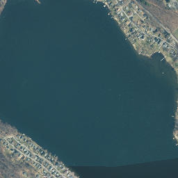 Peach Lake map(satellite map)