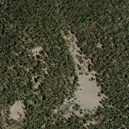 Satellite view of J.C. Brown and the lost cave of gold (Mount Shasta)