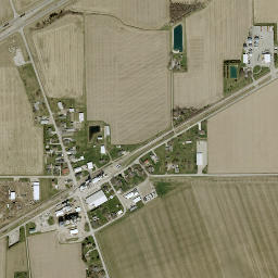 Okolona Ohio High Resolution Satellite Map