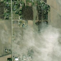 Berlin Heights Station Ohio High Resolution Satellite Map