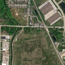 Falls Junction Ohio High Resolution Satellite Map