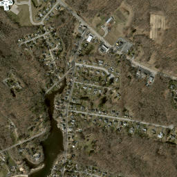 Oswegatchie Connecticut High Resolution Satellite Map