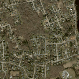 Clarks Village Connecticut High Resolution Satellite Map