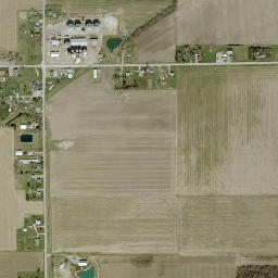 Grelton Ohio High Resolution Satellite Map