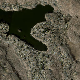 Wataba Lake Connecticut High Resolution Satellite Map