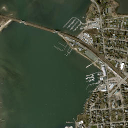 Stonington Connecticut High Resolution Satellite Map