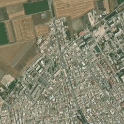 Orta Nova map(satellite map)