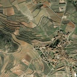Ulldemolins map(satellite map)