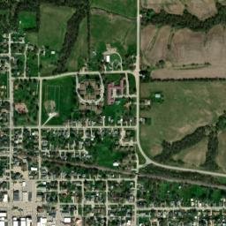 501-507 North 2nd Street Knoxville IA High Resolution Satellite Map