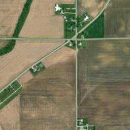 Six Corners Ohio High Resolution Satellite Map