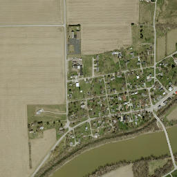 Florida Ohio High Resolution Satellite Map