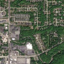 Brecksville map(satellite map)