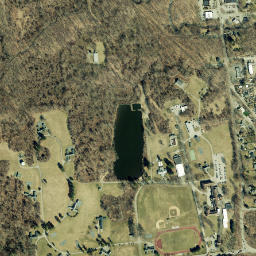 Lincolndale New York High Resolution Satellite Map