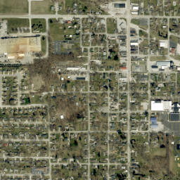 Kouts map(satellite map)