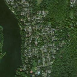Lake Mohegan map(satellite map)