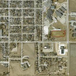 406 South Pine Street Valley NE High Resolution Satellite Map