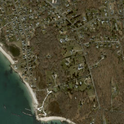 Pleasure Beach Connecticut High Resolution Satellite Map