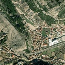 Alhama de Aragón map(satellite map)