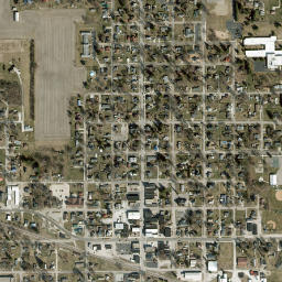 Bourbon map(satellite map)