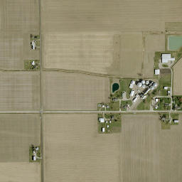 Elery Ohio High Resolution Satellite Map