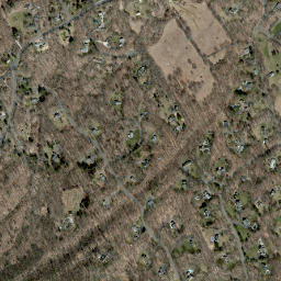 Redding Connecticut High Resolution Satellite Map