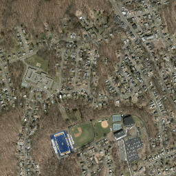 Allingtown Connecticut High Resolution Satellite Map