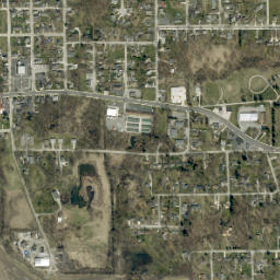 141 Castle St, Lowell, IN 46356, USA High Resolution Satellite Map