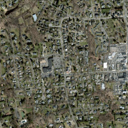 Ridgefield Connecticut High Resolution Satellite Map