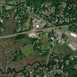 East River Connecticut High Resolution Satellite Map