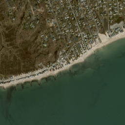 Hawks Nest Beach Connecticut High Resolution Satellite Map