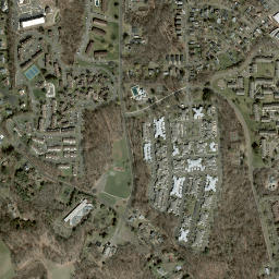 Branford Hills Connecticut High Resolution Satellite Map