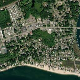 Grove Beach Connecticut High Resolution Satellite Map