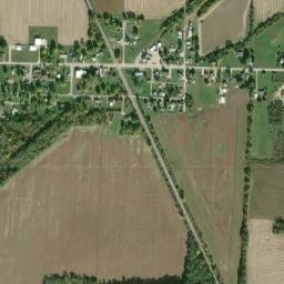 Burgoon Ohio High Resolution Satellite Map