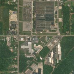 Brown Corner Ohio High Resolution Satellite Map