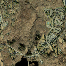 Cross River New York High Resolution Satellite Map