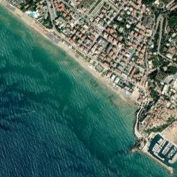 Sperlonga map(satellite map)