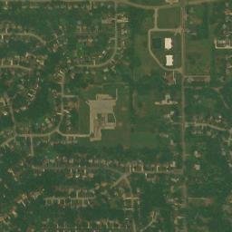 King Corners Ohio High Resolution Satellite Map