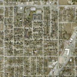 Omaha, Nebraska High Resolution Satellite Map