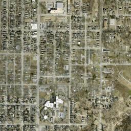 2107 South 10th Street, Omaha, NE 68108 High Resolution Satellite Map