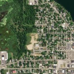 Kosciusko County map(satellite map)