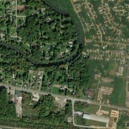 Austin Village Ohio High Resolution Satellite Map