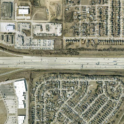 South 24th Street & Interstate 80, Council Bluffs, IA 515 High Resolution Satellite Map