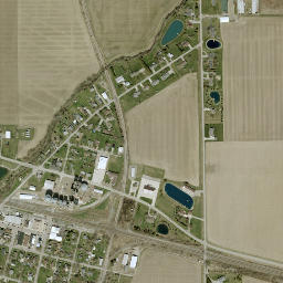 Hamler Ohio High Resolution Satellite Map