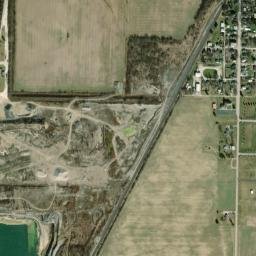 Flat Rock Ohio High Resolution Satellite Map