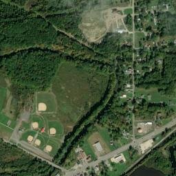 Center World Ohio High Resolution Satellite Map