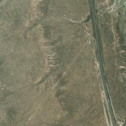 Highway 414, WY, USA High Resolution Satellite Map