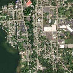 Winona Lake map(satellite map)